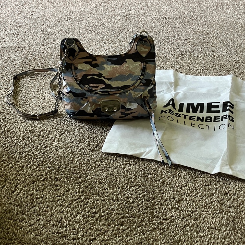 Aimee Kestenberg Pebble Leather  Crossbody Bag